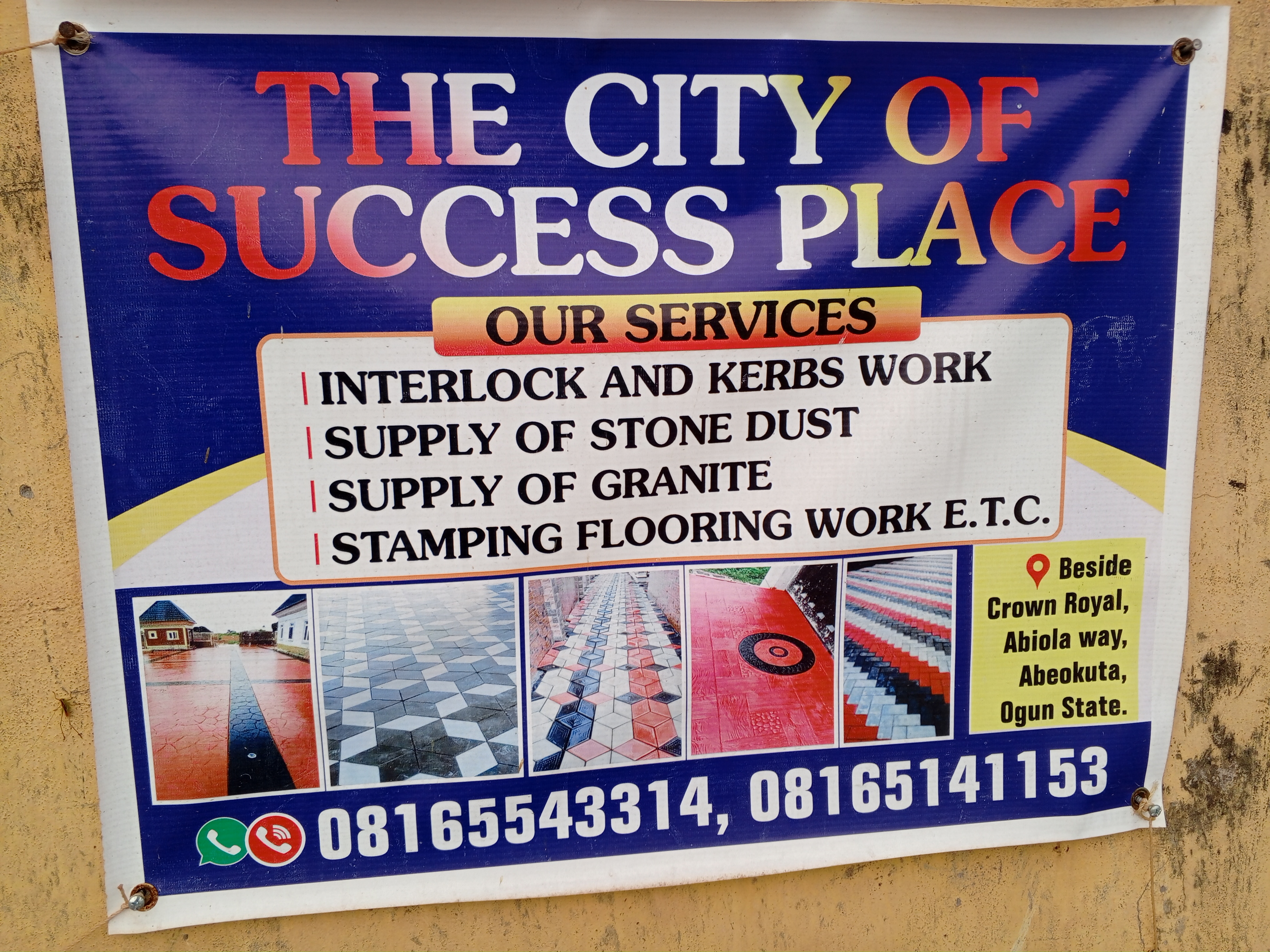 The city of success place PAPAPA vendor profile